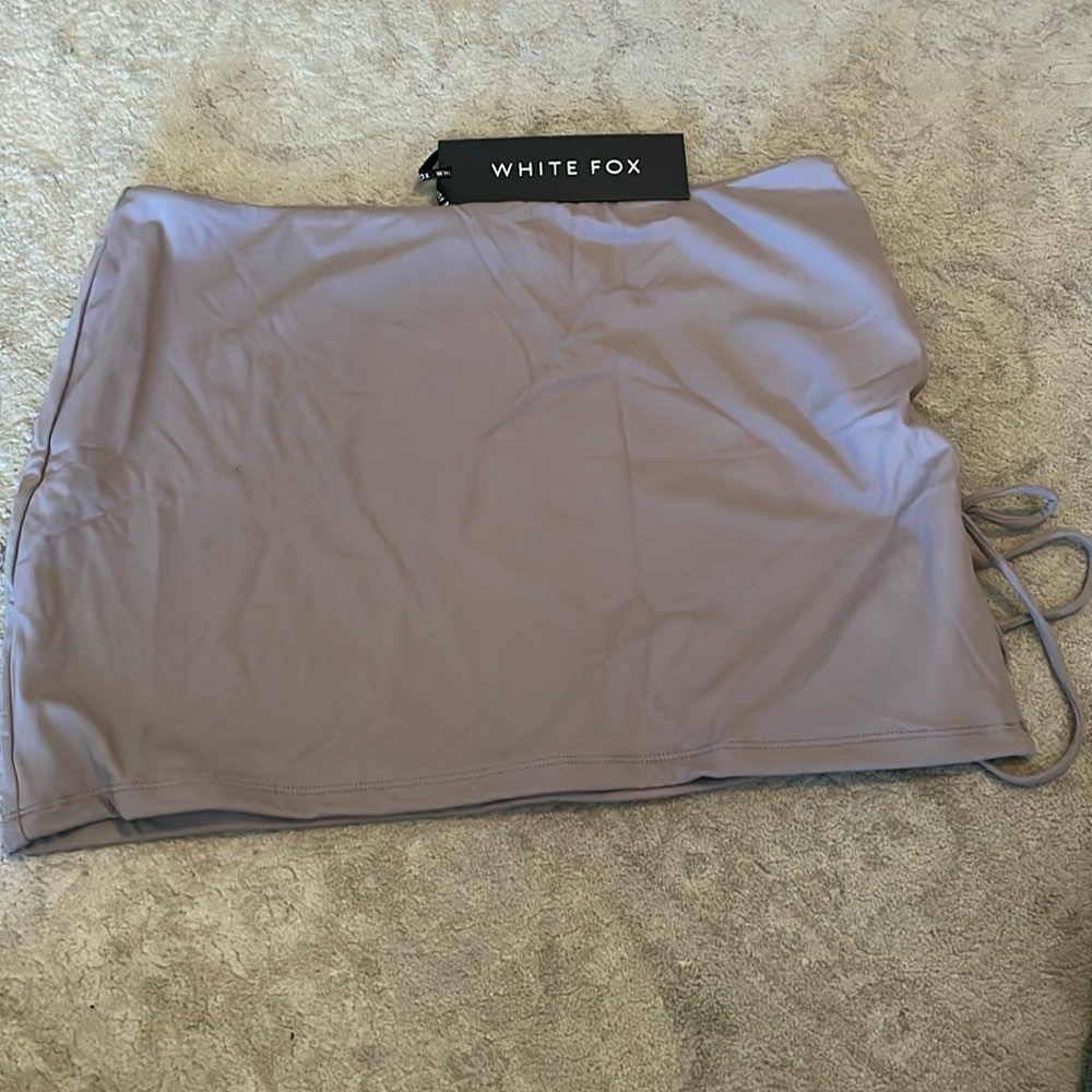 NWT White Fox Skirt